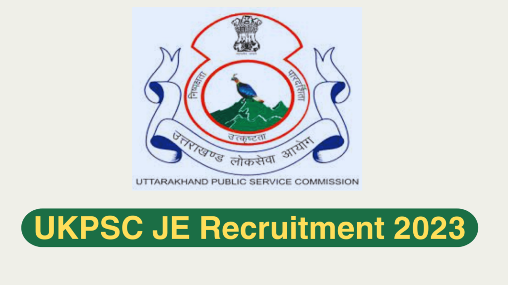 Ukpsc Je Recruitment Apply Now For Posts