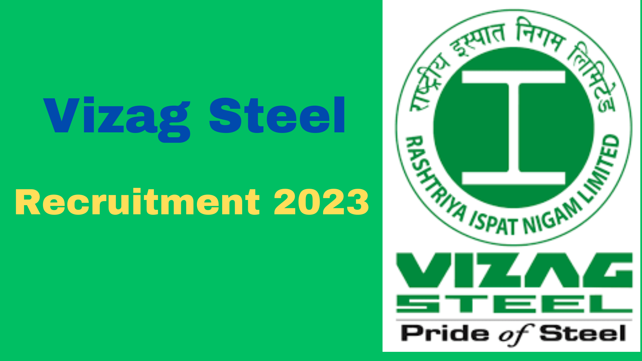 Vizag Steel Plant Recruitment 2023