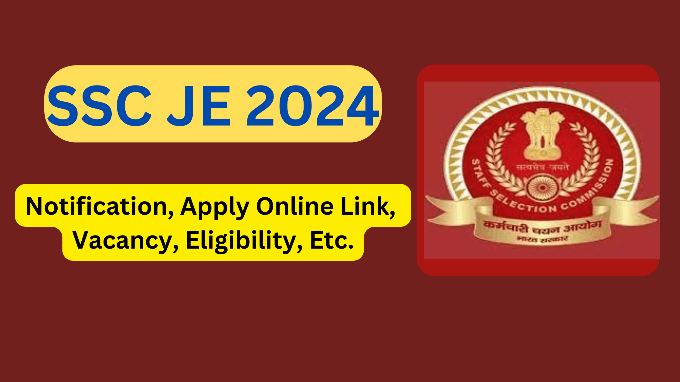 SSC JE 2024