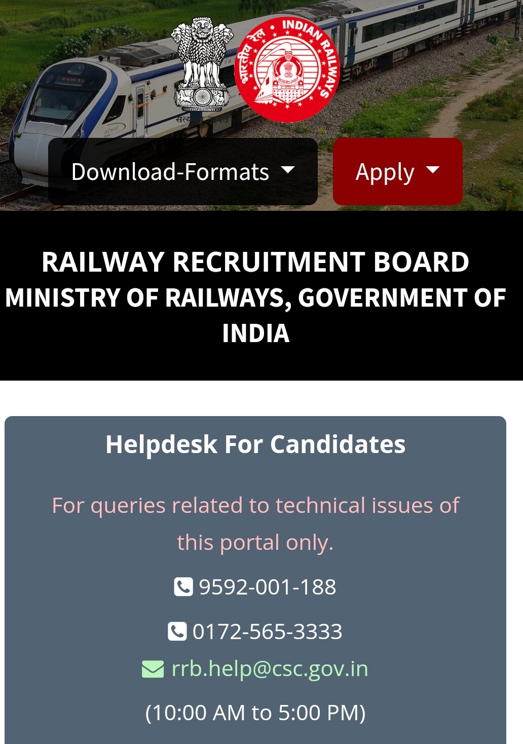 RRB JE 2024 Apply Online 