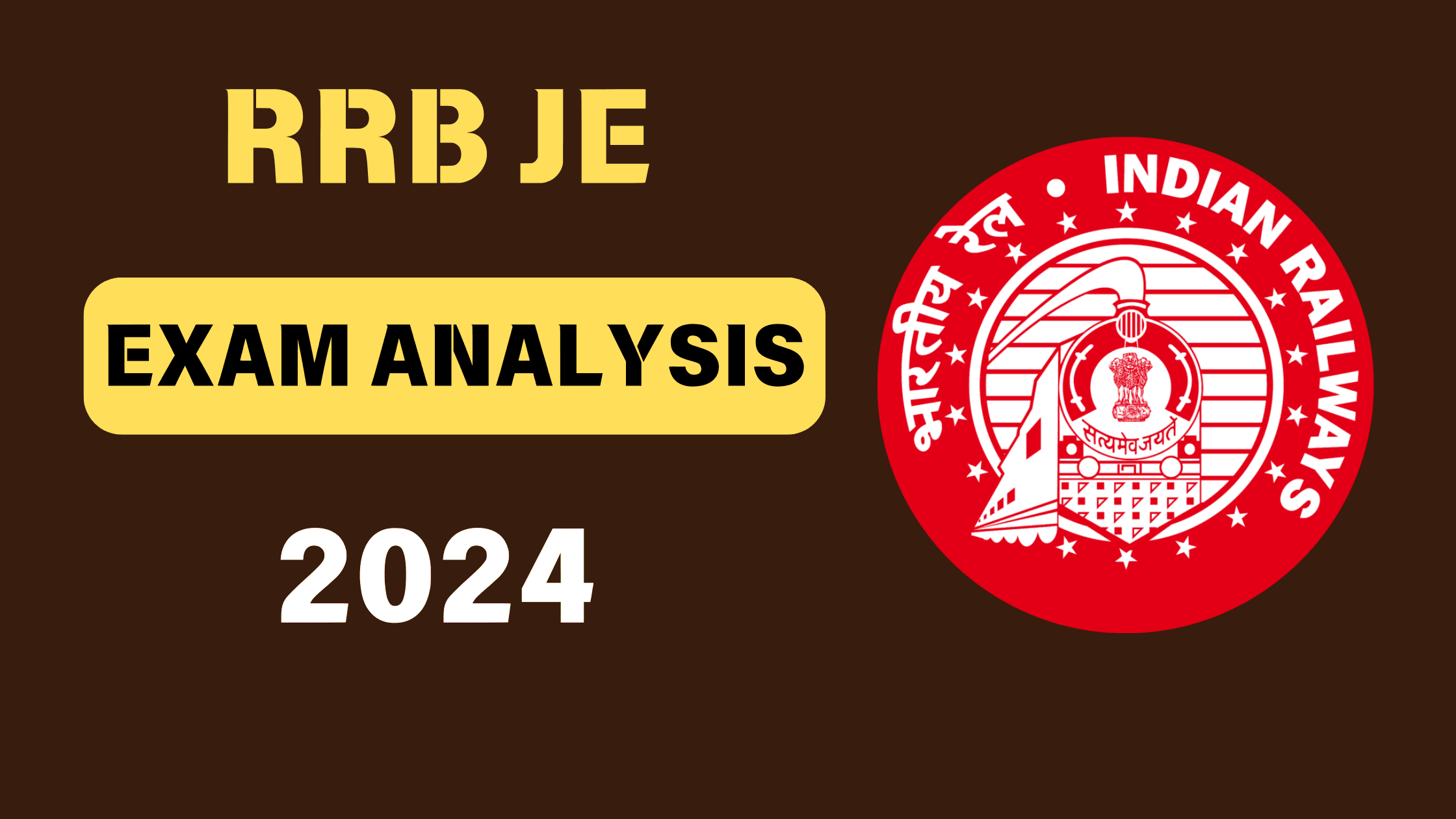 RRB JE Exam Analysis 2024