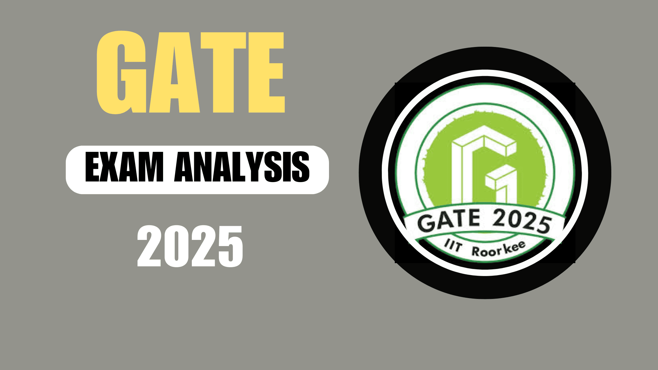 GATE Exam Analysis 2025