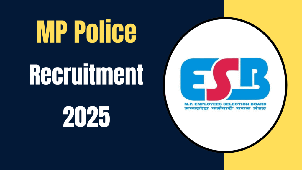 MP Police Recruitment 2025