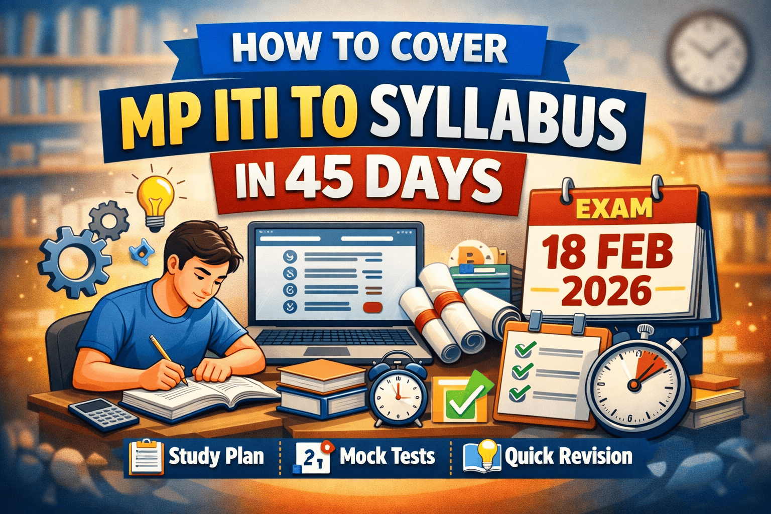How to Cover MP ITI TO Syllabus in 45 Days