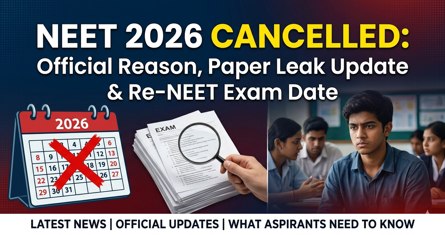 NEET 2026 Cancelled