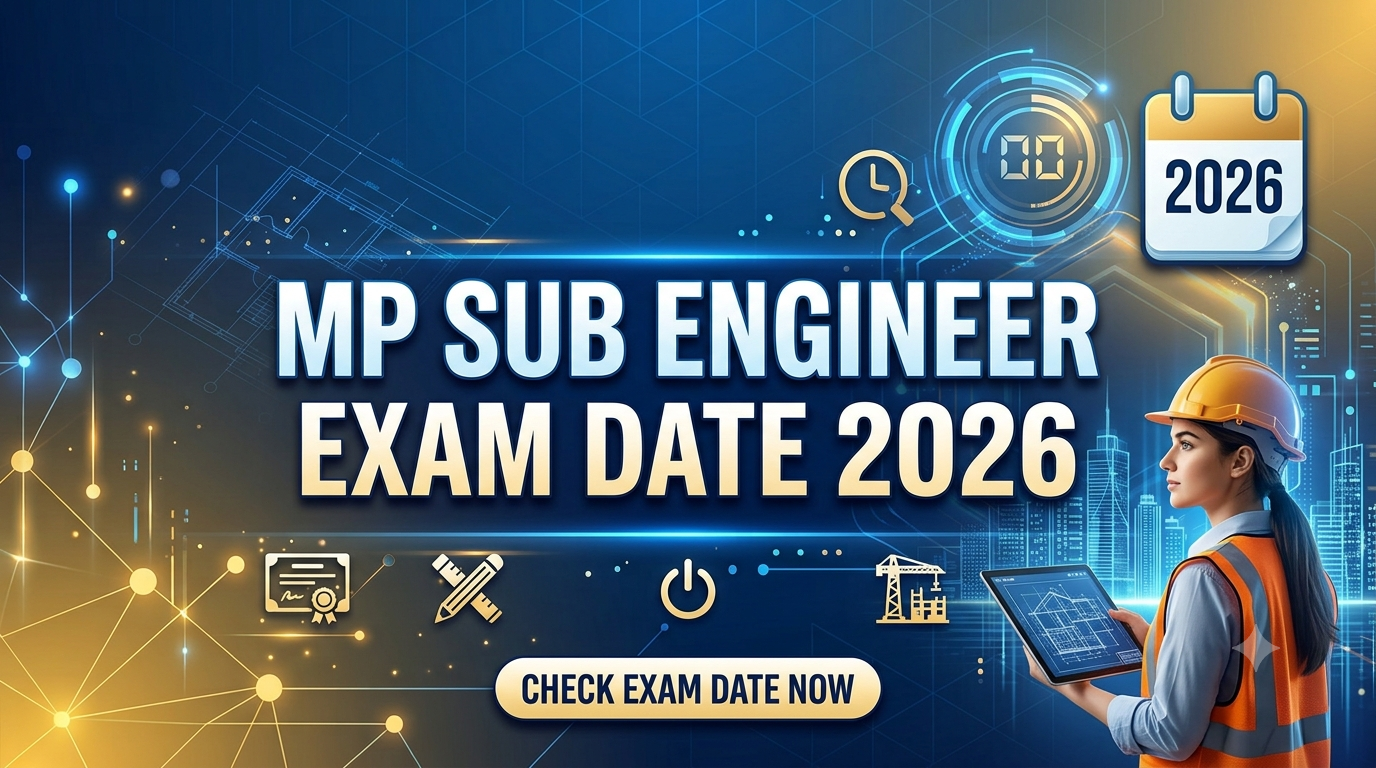 MP Sub Engineer Exam Date 2026