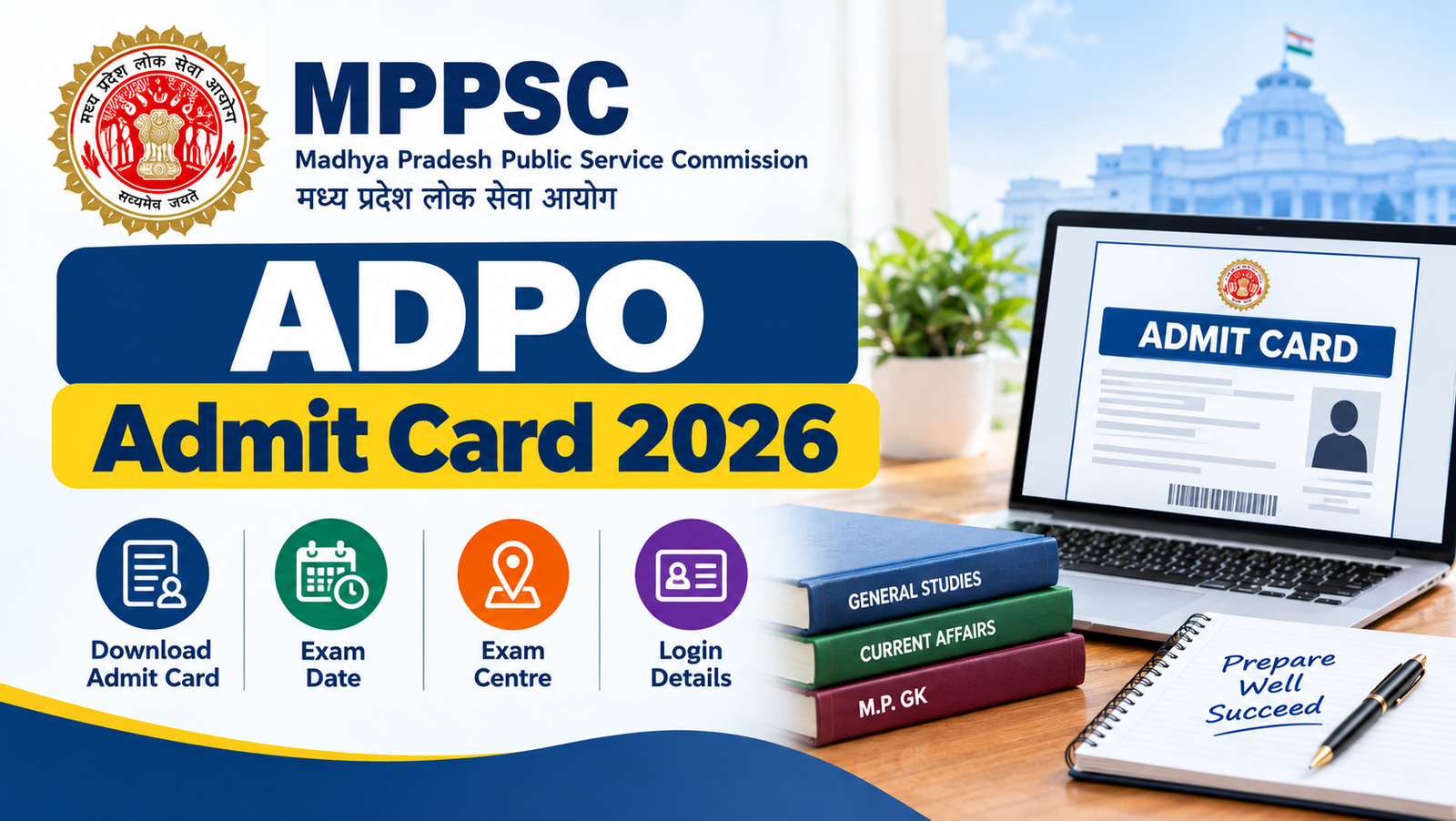 MPPSC ADPO Admit Card 2026